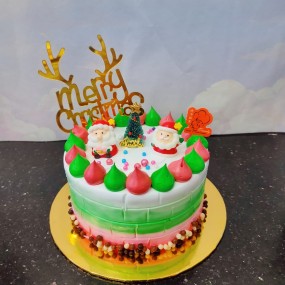 Christmas Party Cake - 圣诞派对
