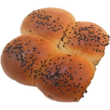 4pcs Black Sesame Bun 4粒黑芝麻面包