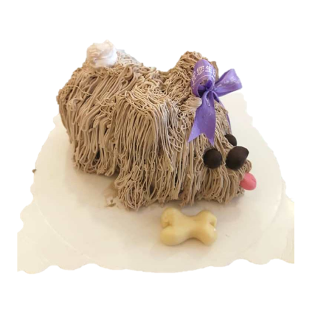 Brown Puppy Cake