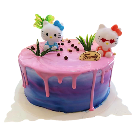 Cartoon Cake (Hello Kitty ) 3