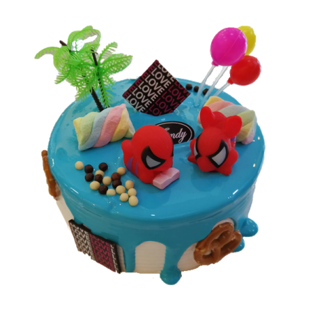 Cartoon Cake ( Spiderman )