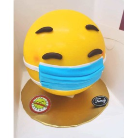 Mask Man Knock Knock Cake